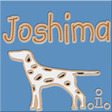 Centomacchie 表札　10x10│ディズニーブルー