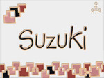 Cubes 表札　20x15│スプリングピンク