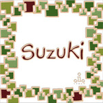 Cubes 表札　20x20│オータムグリーン