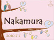 登板表札 パステルピンク